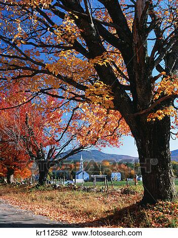 Tamworth Nh Autumn View Large Photo Image Stock Image - Tamworth Nh Autumn . Fotosearch