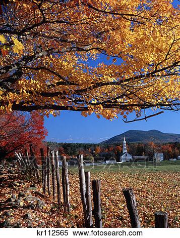 Stock Photography - Tamworth Nh Autumn . Fotosearch