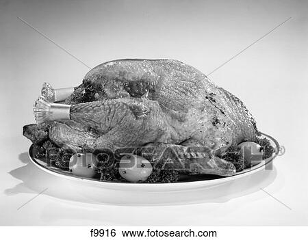 Thanksgiving Turkey Dinner Retro View Large Photo Image Stock Photograph - Thanksgiving Turkey Dinner Retro. Fotosearch