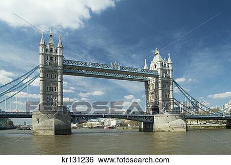Tower Bridge On River Thames London, England View Large Photo Image Stock Photograph - Tower Bridge On River Thames London, England. Fotosearch