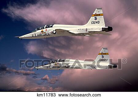 Two Usaf T-38 Talons Flying View Large Photo Image Stock Image - Two Usaf T-38 Talons Flying. Fotosearch