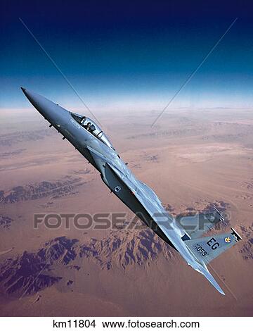 Usaf F-15 Eagle Flying Over Desert View Large Photo Image Picture - Usaf F-15 Eagle Flying Over Desert. Fotosearch