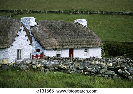 Village Of Cregneash Isle Of Man View Large Photo Image Stock Photography - Village Of Cregneash Isle Of Man . Fotosearch