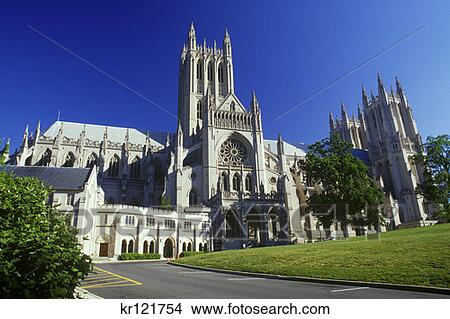 Picture - Washington, Dc Washington National Cathedral. Fotosearch