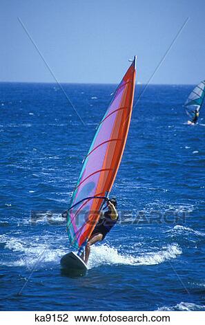 Wind Surfers Cabrillo Beach, San Pedro, California View Large Photo Image Stock Image - Wind Surfers Cabrillo Beach, San Pedro, California. Fotosearch