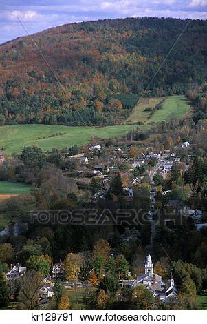 Woodstock Me Scenic View From Mt. Tom In Fall View Large Photo Image Stock Image - Woodstock Me Scenic View From Mt. Tom In Fall . Fotosearch