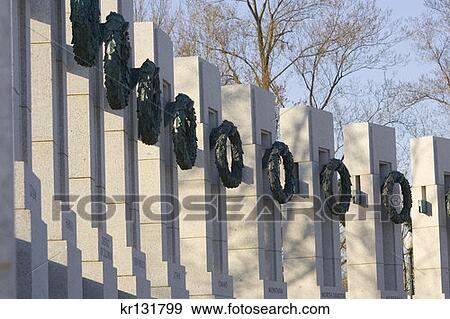 World War Ii Memorial Washington Dc View Large Photo Image Stock Photo - World War Ii Memorial Washington Dc. Fotosearch