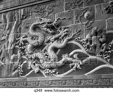 1920 1920S 1930 1930S Detail Nine Dragon Screen In Winter Palace Forbidden City Peking Beijing Dragons Relief Rrr Retro View Large Photo Image Stock Photo - 1920 1920S 1930 1930S Detail Nine Dragon Screen In Winter Palace Forbidden City Peking Beijing Dragons Relief Rrr Retro . Fotosearch