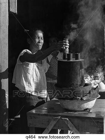 1930 1930S 1940 1940S Filipino Woman Cooking Adjusting Steaming Pot Making Rice Candy Rrr Retro Manila View Large Photo Image Picture - 1930 1930S 1940 1940S Filipino Woman Cooking Adjusting Steaming Pot Making Rice Candy Rrr Retro Manila . Fotosearch