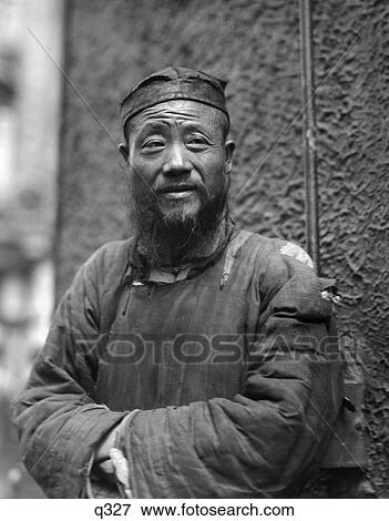 1930 1930S Portrait Old Elederly Chinese Priest Tattered Clothes Beard Hat Shanghai China Man Character Retro Rrr View Large Photo Image Stock Photo - 1930 1930S Portrait Old Elederly Chinese Priest Tattered Clothes Beard Hat Shanghai China Man Character Retro Rrr . Fotosearch