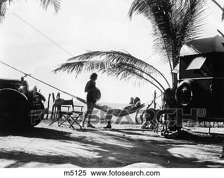 1930S 1940S Retro Couple Trailer Hammock Vacation Man Woman View Large Photo Image Stock Photography - 1930S 1940S Retro Couple Trailer Hammock Vacation Man Woman. Fotosearch