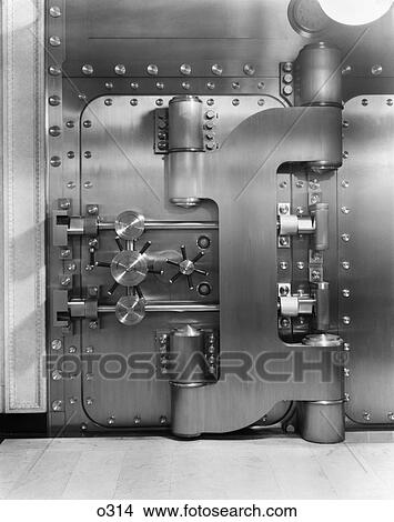 1930S Closed Safe Door View Large Photo Image Picture - 1930S Closed Safe Door . Fotosearch