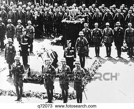 1930S German Troops In Formation State Funeral Of General Paul Von Hindenburg August 1934 View Large Photo Image Stock Image - 1930S German Troops In Formation State Funeral Of General Paul Von Hindenburg August 1934. Fotosearch