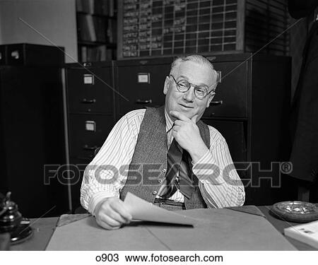 1940 1940S Retro Man Desk Decision File Cabinets View Large Photo Image Stock Image - 1940 1940S Retro Man Desk Decision File Cabinets . Fotosearch