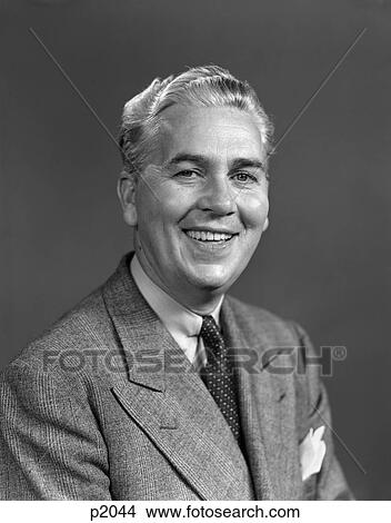 1940S 1950S Portrait Smiling Senior Man View Large Photo Image Picture - 1940S 1950S Portrait Smiling Senior Man . Fotosearch