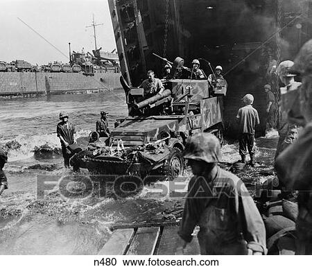 1940S Marines Emerge From Naval Landing Craft On A Half Track Vehicle Armed With Guns Soldiers War Invasion Weapon Military Ww2 View Large Photo Image Stock Image - 1940S Marines Emerge From Naval Landing Craft On A Half Track Vehicle Armed With Guns Soldiers War Invasion Weapon Military Ww2. Fotosearch