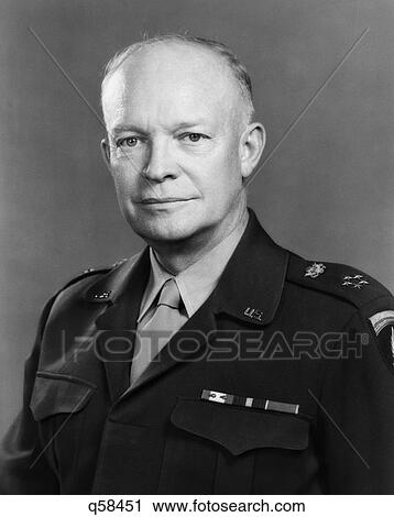 1940S Portrait Of Dwight D. Eisenhower View Large Photo Image Stock Image - 1940S Portrait Of Dwight D. Eisenhower . Fotosearch