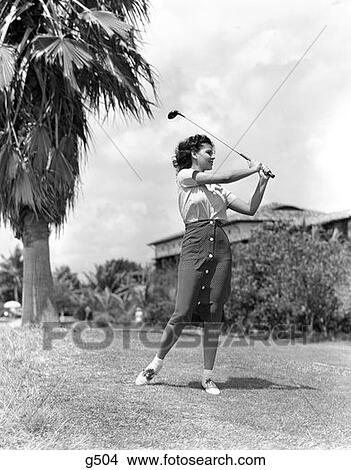 Woman Golfer Miami Biltmore 1940S Retro View Large Photo Image Picture - Woman Golfer Miami Biltmore 1940S Retro. Fotosearch