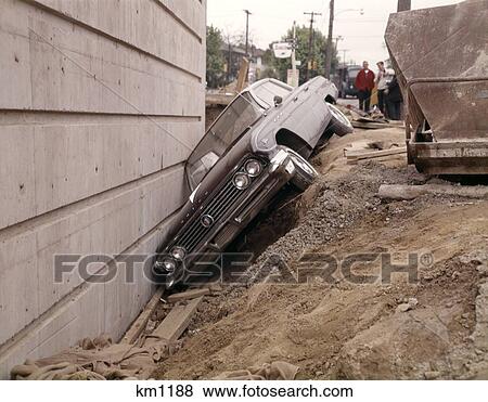 1950 1950S Buick In Car Accident View Large Photo Image Stock Photo - 1950 1950S Buick In Car Accident. Fotosearch
