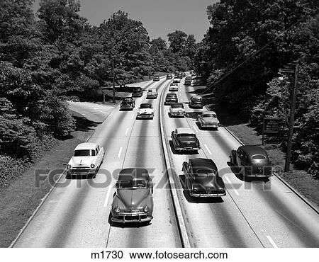 1950 1950S Retro New York City Traffic Grand Central Parkway 188 Street Overpass East Cars Highway View Large Photo Image Stock Image - 1950 1950S Retro New York City Traffic Grand Central Parkway 188 Street Overpass East Cars Highway . Fotosearch