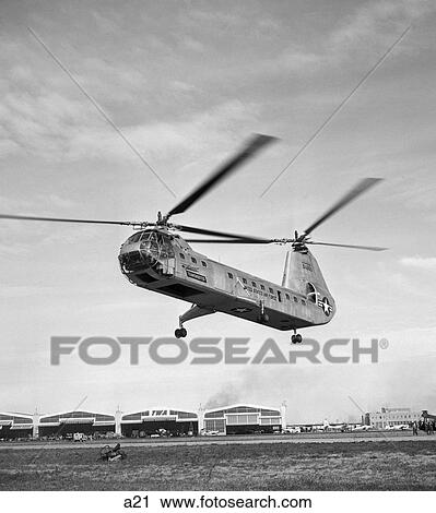 1950S Air Force Helicopter Taking Off From Base View Large Photo Image Stock Image - 1950S Air Force Helicopter Taking Off From Base . Fotosearch