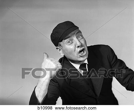 Stock Photo - 1950S Baseball Umpire Making Out Hand Signal Gesture . Fotosearch