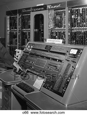 1950S Hand On Control Panel Of Univac Computer View Large Photo Image Stock Photograph - 1950S Hand On Control Panel Of Univac Computer . Fotosearch