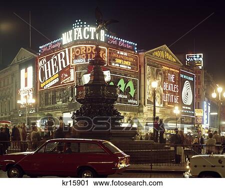 1960 1960S 1970 1970S Retro Picadilly Circus View Large Photo Image Stock Image - 1960 1960S 1970 1970S Retro Picadilly Circus. Fotosearch