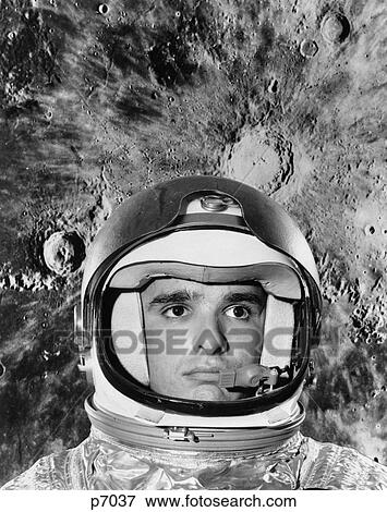 1960 1960S Astronaut Montage Portrait Moon Space Helmet Uniform Outer Retro View Large Photo Image Stock Photo - 1960 1960S Astronaut Montage Portrait Moon Space Helmet Uniform Outer Retro . Fotosearch