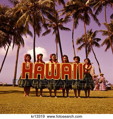 1960 1960S Kodak Hula Show Letters Spell Hawaii Hula Dancers Grass Skirts Honolulu Tourist Attraction Retro View Large Photo Image Stock Photo - 1960 1960S Kodak Hula Show Letters Spell Hawaii Hula Dancers Grass Skirts Honolulu Tourist Attraction Retro. Fotosearch