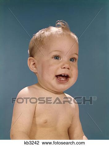 1960 1960S Retro Baby Smile View Large Photo Image Stock Image - 1960 1960S Retro Baby Smile. Fotosearch