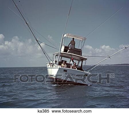1960 1960S Retro Deep Sea Fishing Boat Men Fisherman Fort Lauderdale View Large Photo Image Stock Photography - 1960 1960S Retro Deep Sea Fishing Boat Men Fisherman Fort Lauderdale . Fotosearch