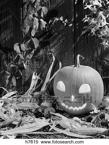 Stock Photography - 1960 1960S Retro Halloween Jackolantern. Fotosearch