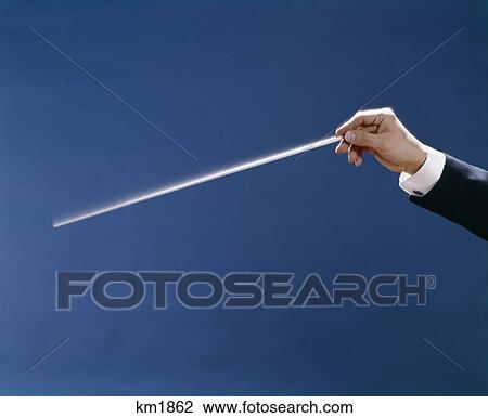 Stock Image - 1960 1960S Retro Maestro Orchestra Leader Band Conducter. Fotosearch