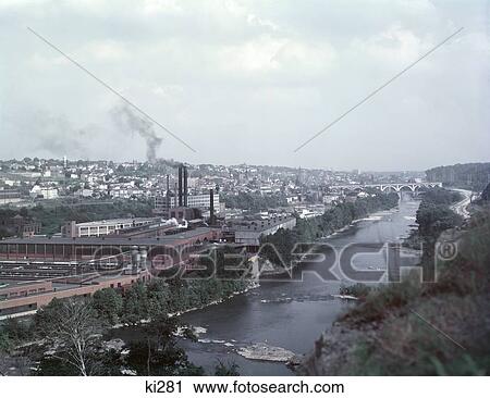 1960 1960S Retro Schuykill River Pa From Flat Rock Dam Plant View Large Photo Image Stock Image - 1960 1960S Retro Schuykill River Pa From Flat Rock Dam Plant. Fotosearch
