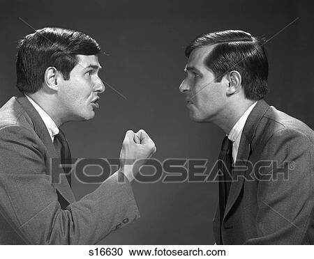 1960S Double Exposure Man Talking Angry With Self View Large Photo Image Stock Image - 1960S Double Exposure Man Talking Angry With Self. Fotosearch