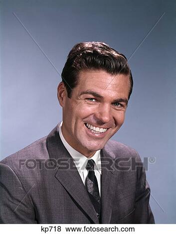1960S Man Portrait Smiling Wear Suit Tie View Large Photo Image Stock Photo - 1960S Man Portrait Smiling Wear Suit Tie. Fotosearch