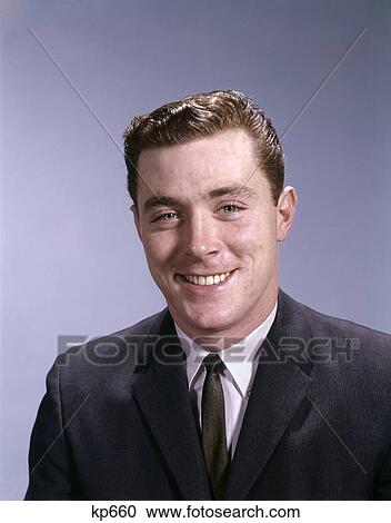 1960S Man Portrait Suit Tie Smiling View Large Photo Image Stock Image - 1960S Man Portrait Suit Tie Smiling. Fotosearch