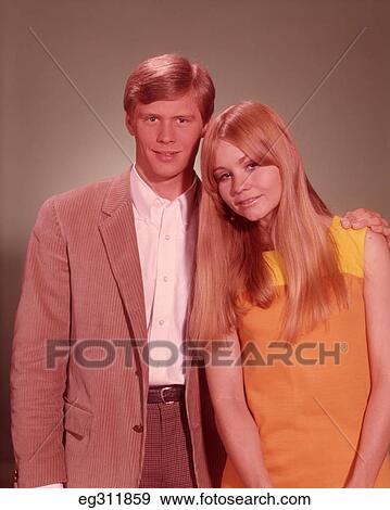 Stock Photo - 1960S Portrait Young Couple. Fotosearch