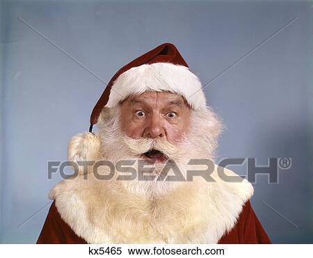 1960S Santa Claus Shocked Expression View Large Photo Image Stock Photography - 1960S Santa Claus Shocked Expression. Fotosearch