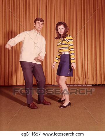 1960S Teenage Couple Dancing View Large Photo Image Stock Photo - 1960S Teenage Couple Dancing. Fotosearch