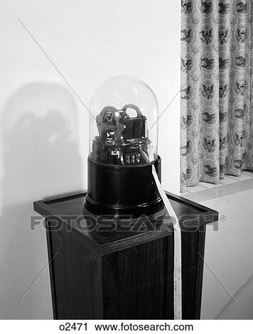 Close-Up Of Glass-Domed Stock Ticker View Large Photo Image Stock Image - Close-Up Of Glass-Domed Stock Ticker . Fotosearch
