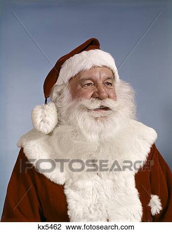 Santa Claus Saint Nick Nicholas Jolly Christmas 1960 1960S 1970 1970S Retro View Large Photo Image Stock Image - Santa Claus Saint Nick Nicholas Jolly Christmas 1960 1960S 1970 1970S Retro. Fotosearch