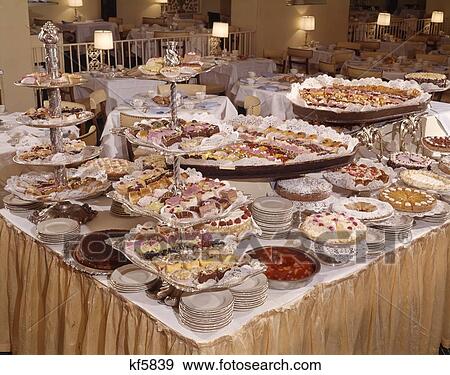 Stock Photo - Still Life Of Cakes Pastries Desserts. Fotosearch