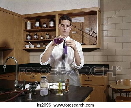 Student College Collegiate Chemist Chemistry Beaker Lab Laboratory 1960 1960S Retro View Large Photo Image Stock Photograph - Student College Collegiate Chemist Chemistry Beaker Lab Laboratory 1960 1960S Retro. Fotosearch