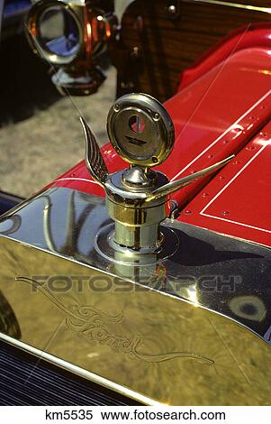 1909 ford brass radiator cap ornament glass thermometer gauge with wings View Large Photo Image Stock Photography - 1909 ford brass radiator cap ornament glass thermometer gauge with wings. Fotosearch
