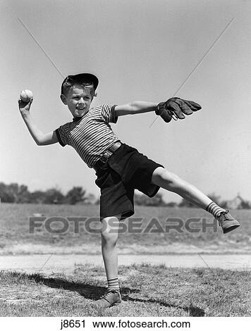 1930s boy pitching throwing baseball View Large Photo Image Stock Image - 1930s boy pitching throwing baseball. Fotosearch