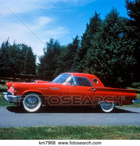 Stock Photo - 1957 thunderbird. Fotosearch