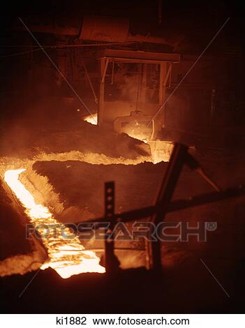 1960s 1970s molten steel production conshohocken pennsylvania hot metal plant mill View Large Photo Image Stock Image - 1960s 1970s molten steel production conshohocken pennsylvania hot metal plant mill. Fotosearch