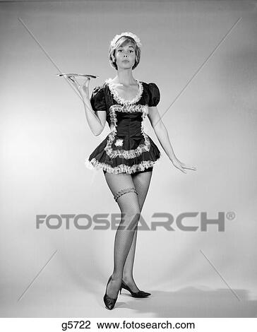 1960s french maid costume View Large Photo Image Stock Image - 1960s french maid costume. Fotosearch